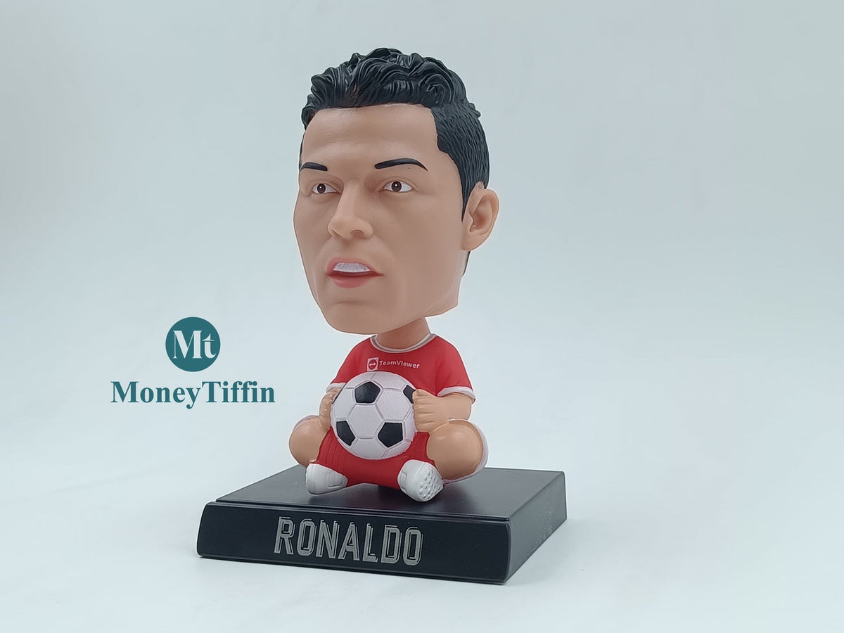Ronaldo Figures with Mobile Holder for Car Dashboard / Perfect Toy / Office Desk and Table