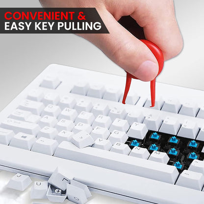 5 in 1 Soft Multi-Function Cleaning Tools Kit for Keyboard & Earphone Cleaner Soft High-Density Brush Set with Keycap Puller Corner Gap Duster Gadget for Laptop Air pods Pro