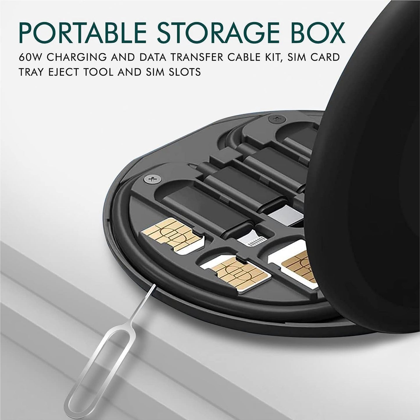 All in One 60W USB Fast Charging Travel Data Cable Set