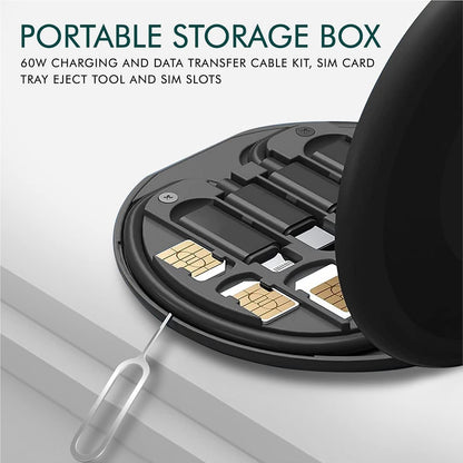 All in One 60W USB Fast Charging Travel Data Cable Set