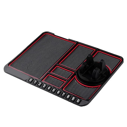 Anti-Slip Car Dashboard Mat with Phone Holder