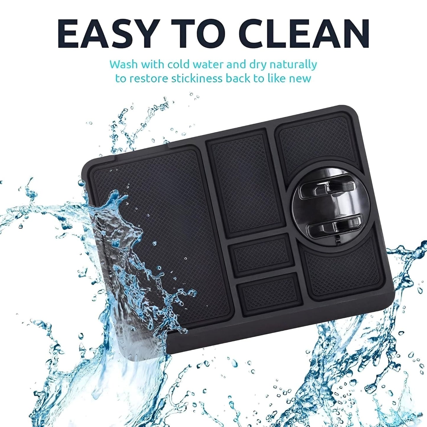 Anti-Slip Car Dashboard Mat with Phone Holder