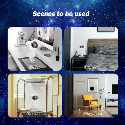 Astronaut Galaxy Star Projector Night Light With Nebula Effect ,Timer & Remote Control