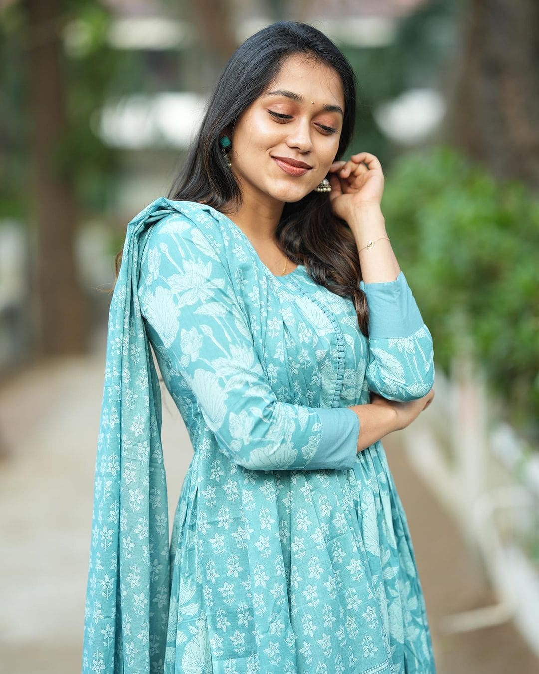 BLUE RANI Cotton 60 60 Suit Set