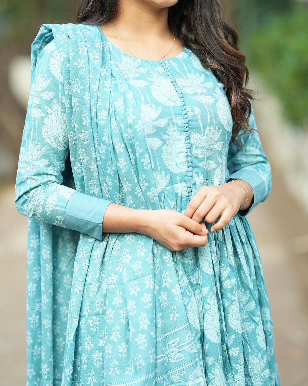 BLUE RANI Cotton 60 60 Suit Set