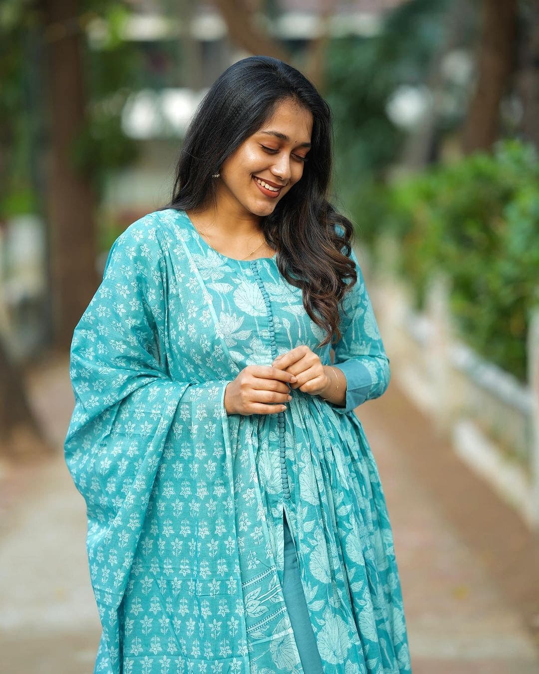 BLUE RANI Cotton 60 60 Suit Set