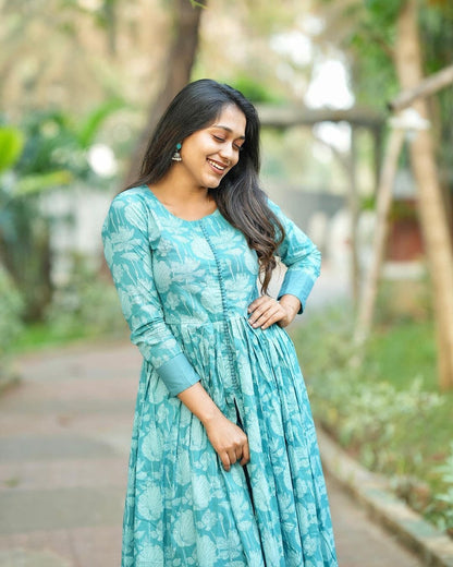 BLUE RANI Cotton 60 60 Suit Set