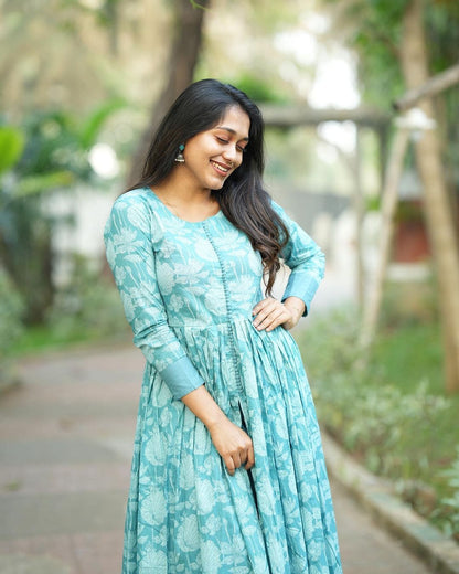 BLUE RANI Cotton 60 60 Suit Set