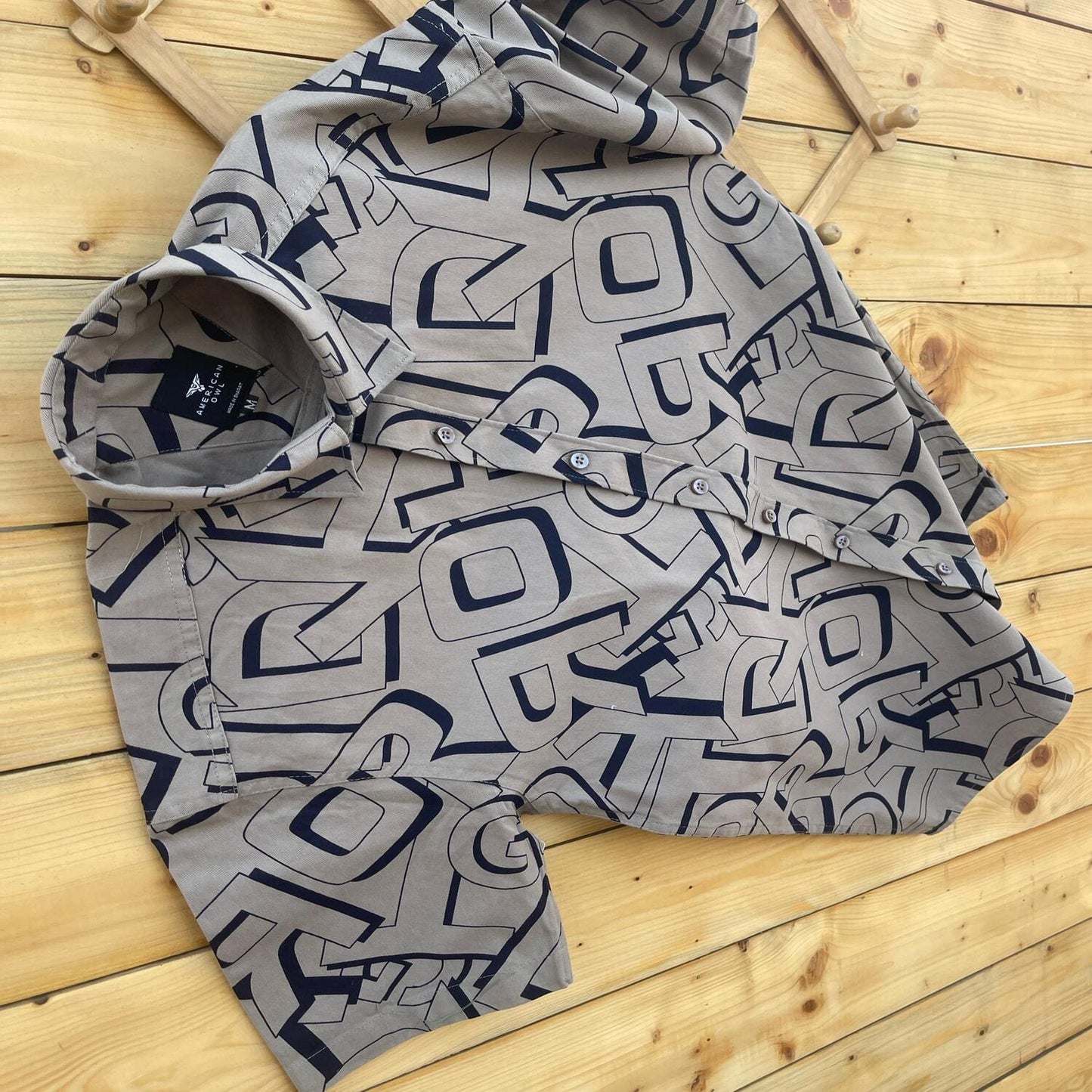 Baggy Style Half Sleeve Drop Shoulder Shirt