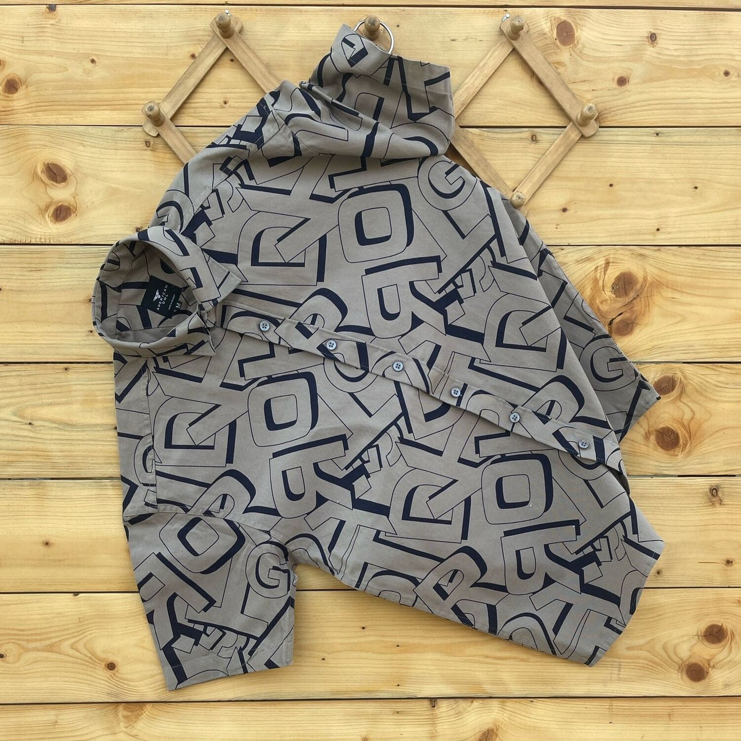 Baggy Style Half Sleeve Drop Shoulder Shirt