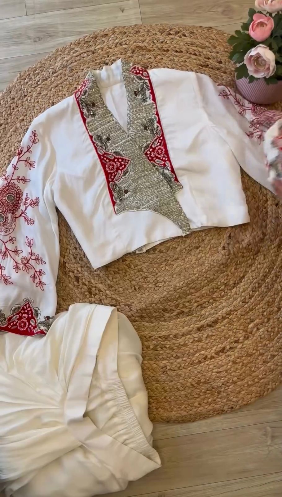 Beautiful Designer Western Style Dhoti On Rayon Fabric