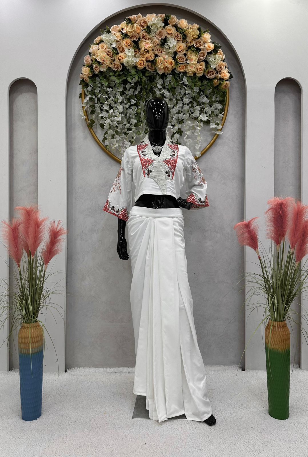 Beautiful Designer Western Style Dhoti On Rayon Fabric