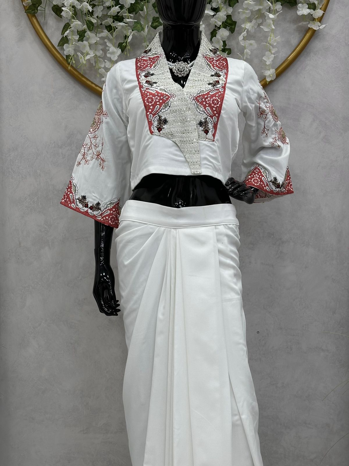 Beautiful Designer Western Style Dhoti On Rayon Fabric