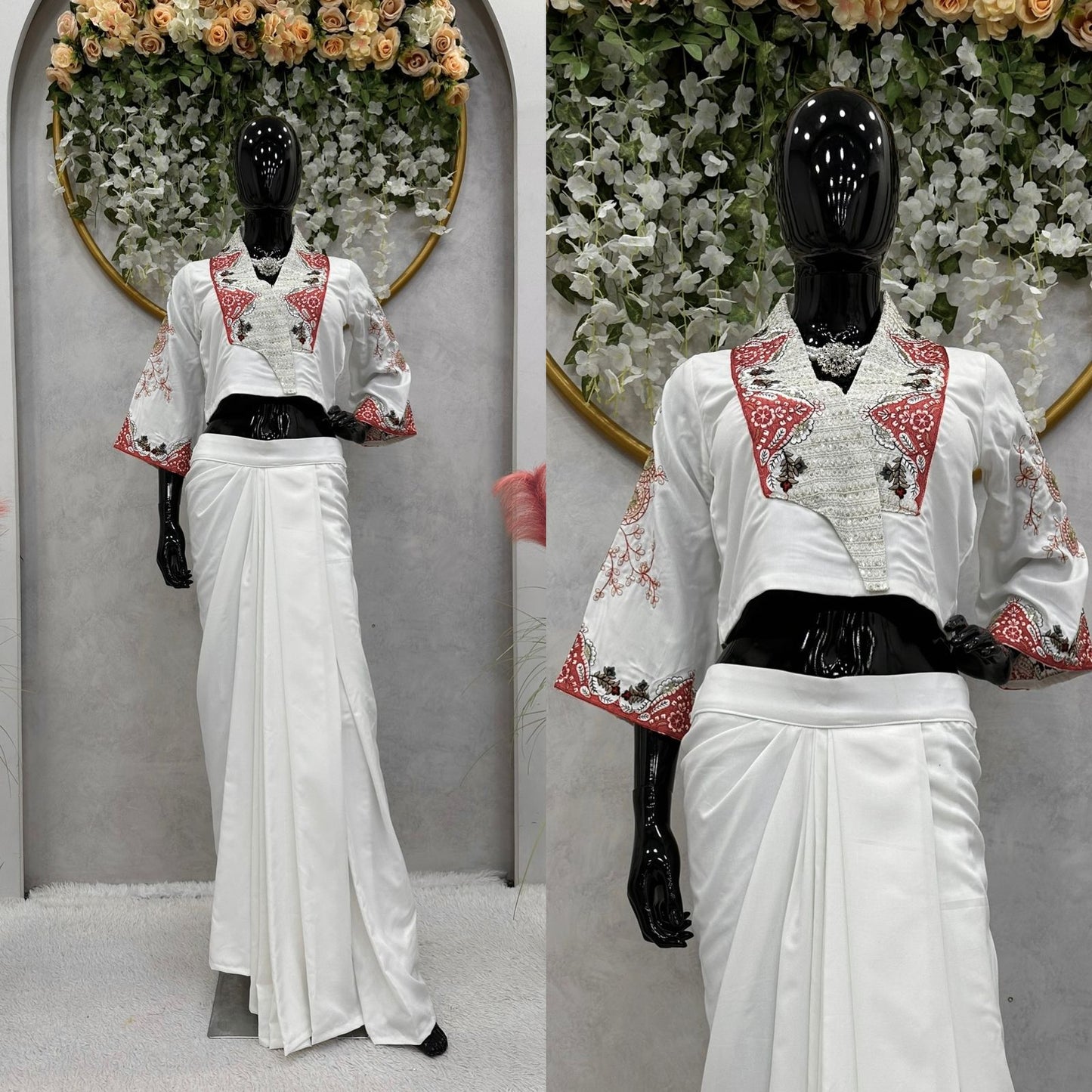 Beautiful Designer Western Style Dhoti On Rayon Fabric