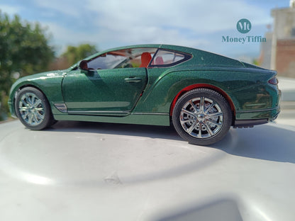 Bentley - Diecast Metal Car | ( 1:24 Scale Simulation Sound and Light Pull Back Series )