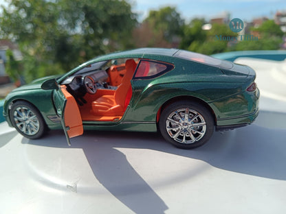 Bentley - Diecast Metal Car | ( 1:24 Scale Simulation Sound and Light Pull Back Series )