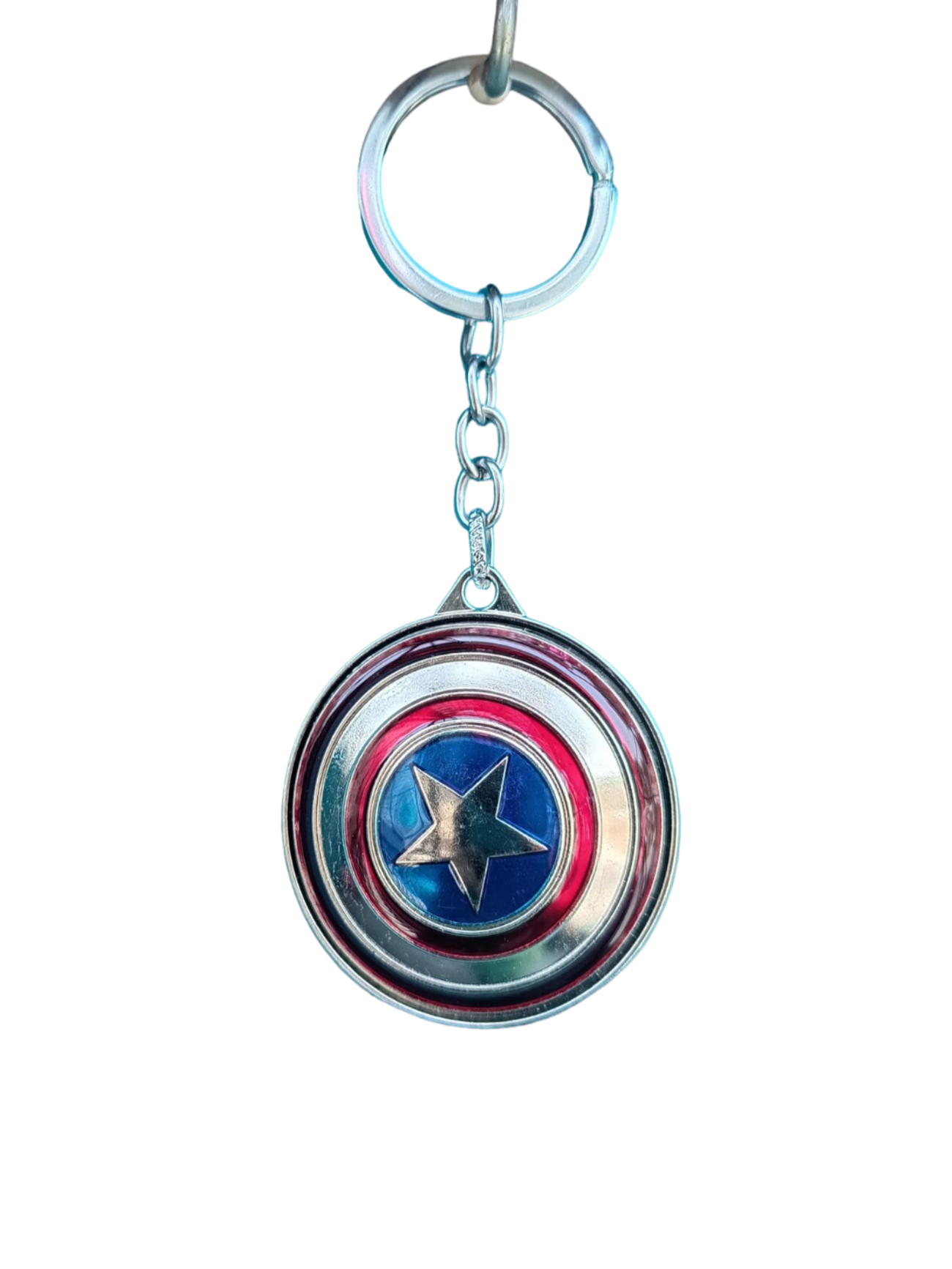 Captain America Rotating Premium Keychain