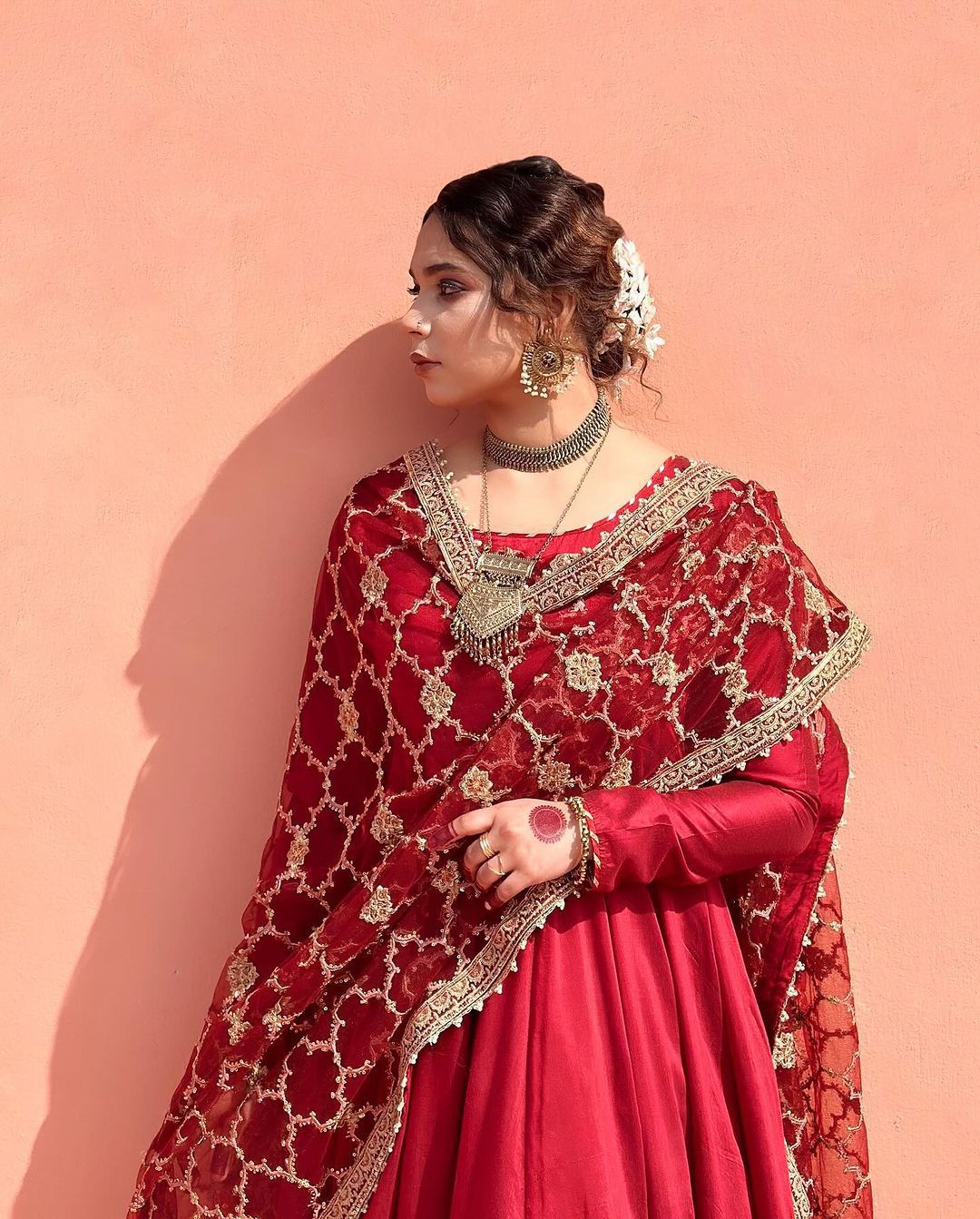 Designer Party Wear Look Gown and Dupatta in Fully Heavy Embroidery Sequence