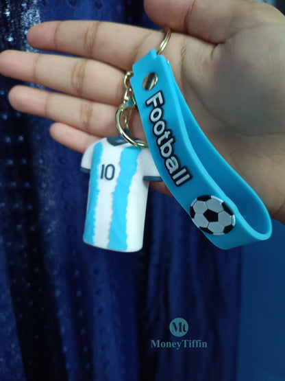 3D Premium Football Jersey Keychain for all the football Fans