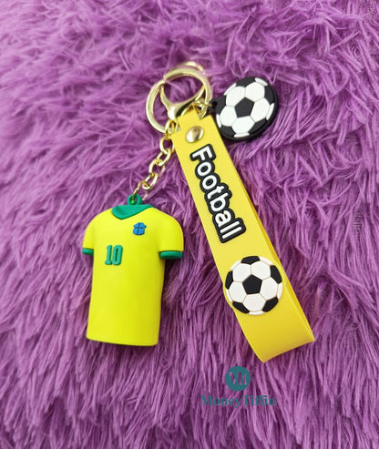 3D Premium Football Jersey Keychain for all the football Fans