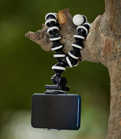 Gorilla Tripod for Mobile Phone with Phone Mount with Flexible Gorilla Stand for DSLR, Action Cameras