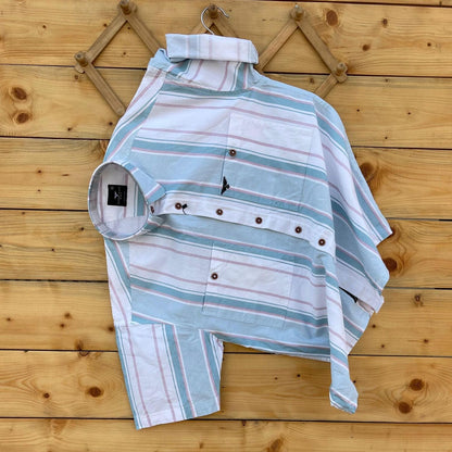 Half Sleeve Lining Shirt For Summer