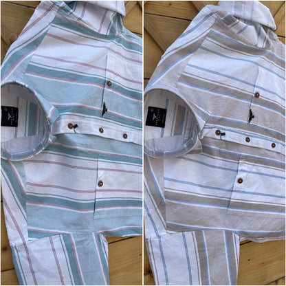 Half Sleeve Lining Shirt For Summer