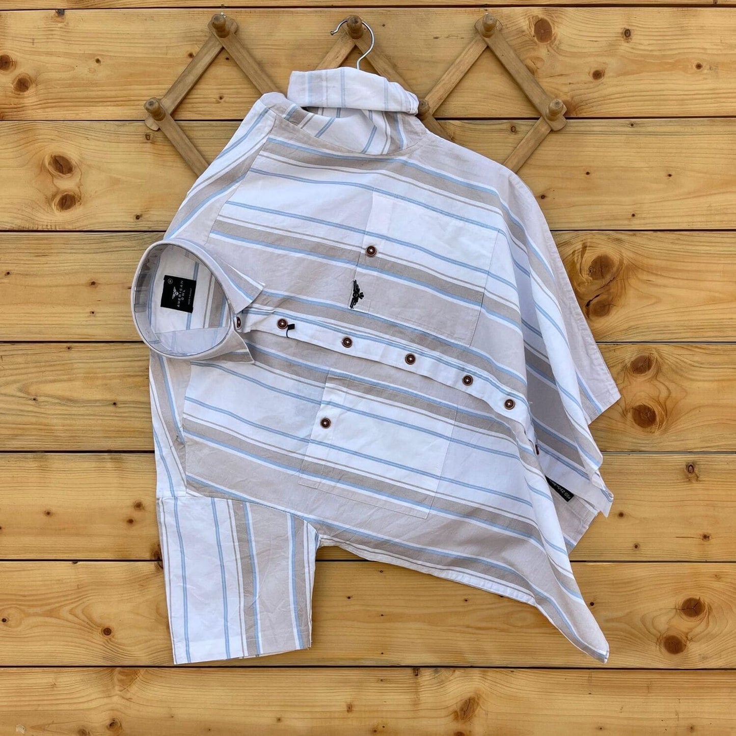 Half Sleeve Lining Shirt For Summer