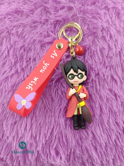 3D Premium Harry Potter & Friend Keychain ( One Piece )