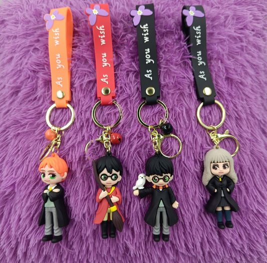 3D Premium Harry Potter & Friend Keychain ( One Piece )