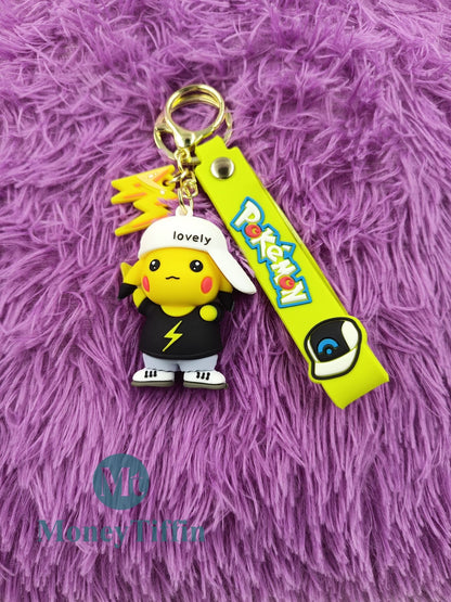 3D Premium Pokemon Character Keychain