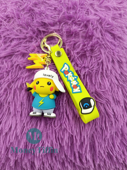 3D Premium Pokemon Character Keychain