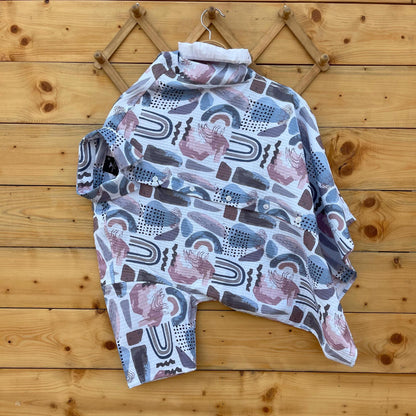 Imported Fabric American Owl Dynamic Print Half Sleeve Shirt