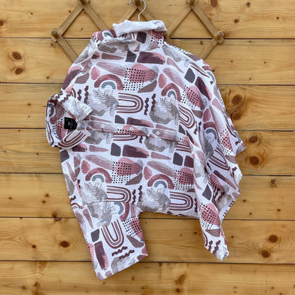 Imported Fabric American Owl Dynamic Print Half Sleeve Shirt