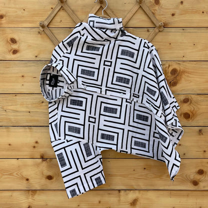 Imported Popcorn Fabric Half Sleeves Shirt