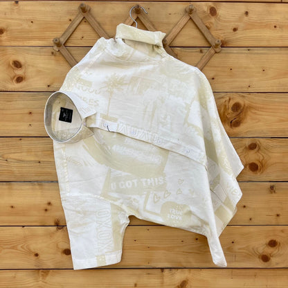 Imported Waffle Fabric Half Sleeves Shirt
