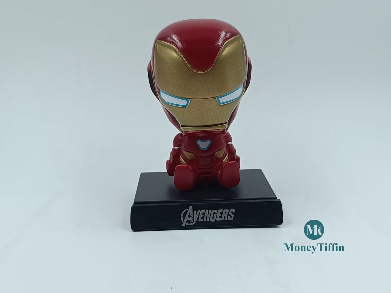 Super Hero Ironman Bobblehead Action Figure for Car Dashboard, Office Desk & Study Table (Pack of 1)