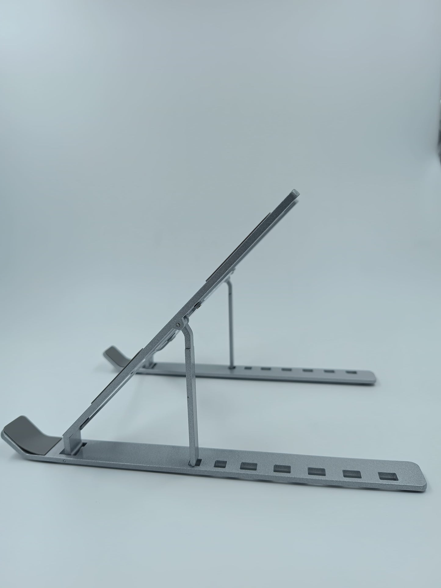 Aluminum Tabletop Laptop Stand with 7 Angles Multi-Angle Compatible for All Laptops (Space Grey)