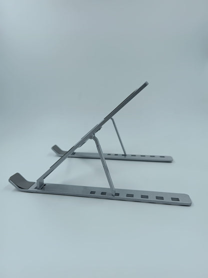 Aluminum Tabletop Laptop Stand with 7 Angles Multi-Angle Compatible for All Laptops (Space Grey)