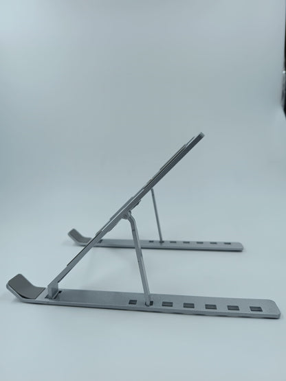 Aluminum Tabletop Laptop Stand with 7 Angles Multi-Angle Compatible for All Laptops (Space Grey)