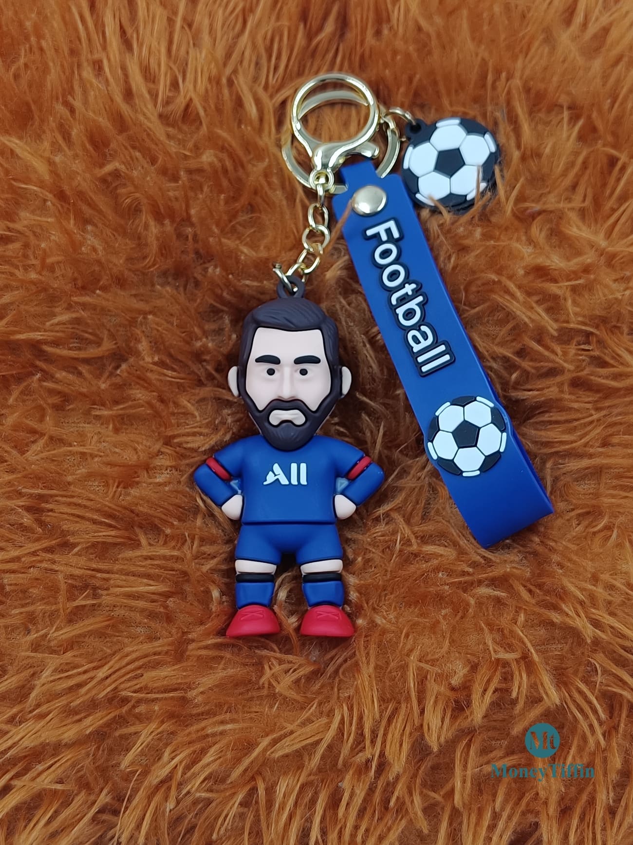 3D Premium Messy Keychain for football fans