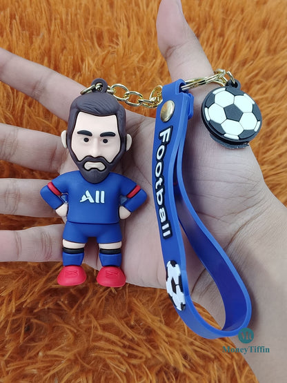 3D Premium Messy Keychain for football fans