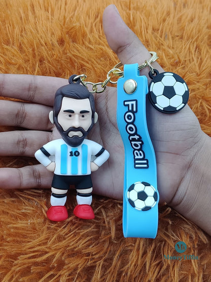 3D Premium Messy Keychain for football fans