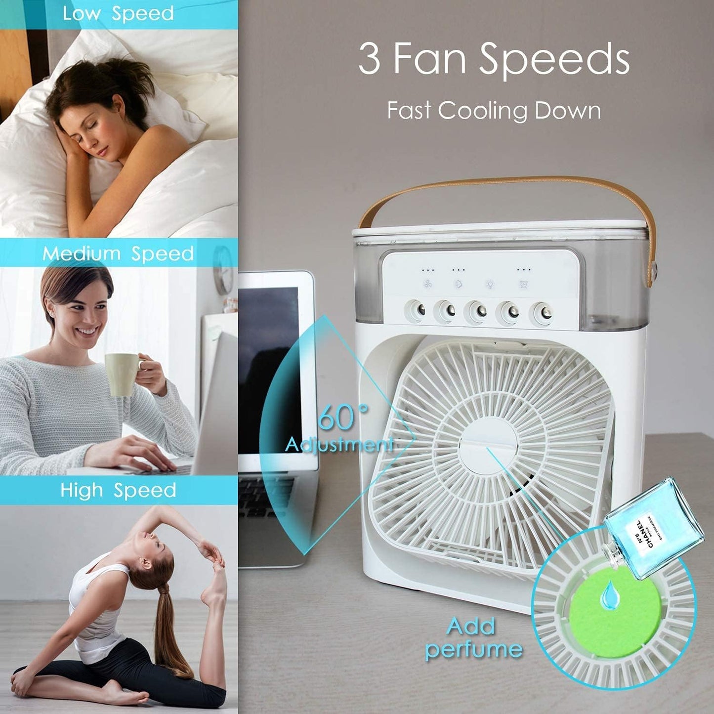 Mini cooler for room cooling mini cooler ac portable air conditioners for Home Office Artic Cooler 3 In 1 Conditioner Humidifier