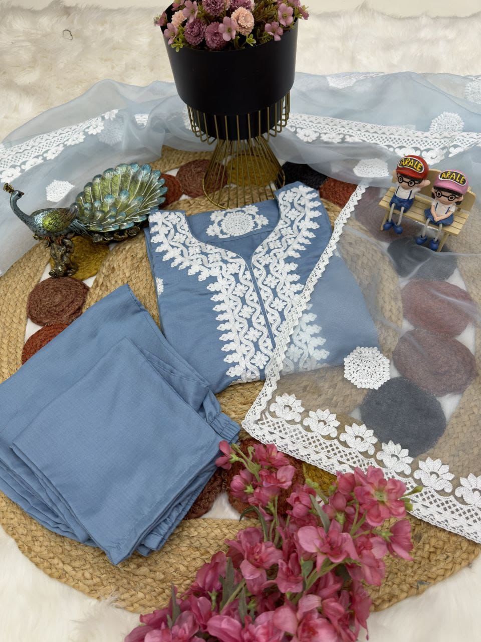 New Designer Party Sharara Suit & Dupatta Set
