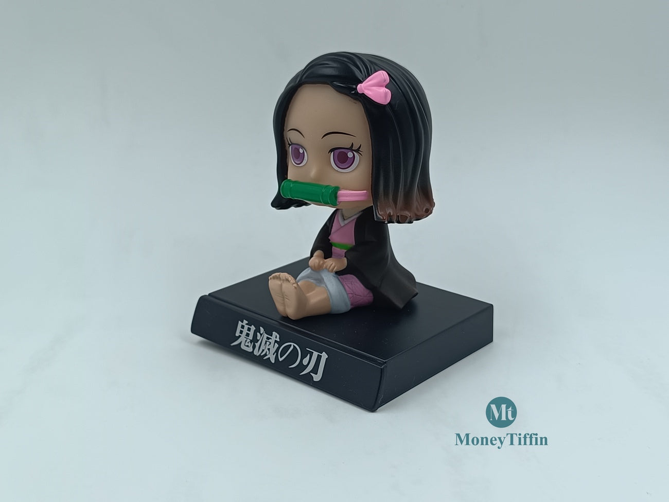 Nezuko Bobblehead Anime for Car Dashboard with Mobile Holder / Showpiece for Office Desk