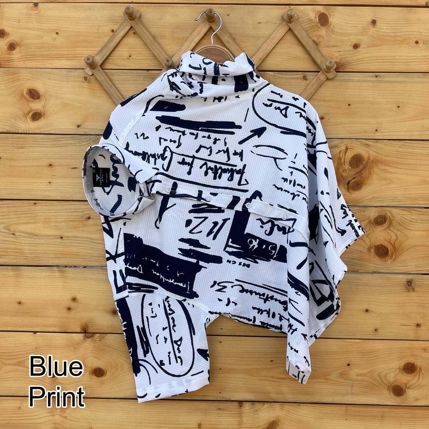 POPCORN Print Half Sleeve Shirts