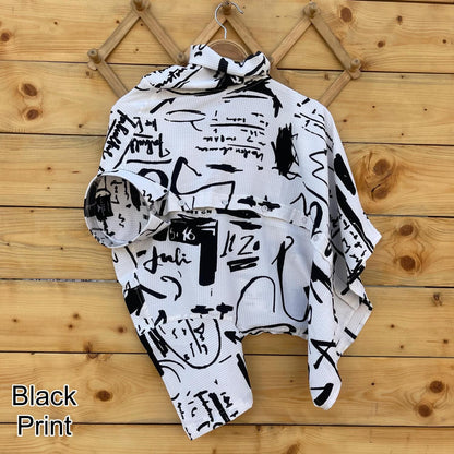 POPCORN Print Half Sleeve Shirts