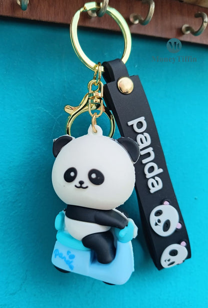 3D Premium Cute Panda Keychain