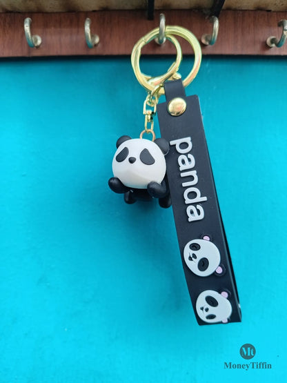 3D Premium Cute Panda Keychain